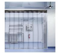 GJMSSMY Persianas Verticales Transparentes de PVC - Cortinas de Tiras Impermeables para Puertas de Garaje y almacén (Tamaño: 105x260cm/41.34x102.36in) - Fácil instalación y nergética