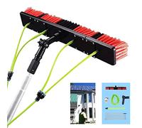 GJMSSMY Pértiga de Limpieza de Ventanas de 5-12 m, Equipo de Cepillado, Kit de Limpieza de Ventanas, pértiga con alimentación de Agua/Manguera, Limpieza de Paneles fotovoltaicos y solares/Varilla