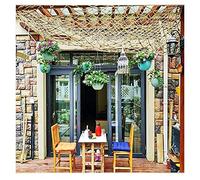 GJMSSMY Red de Seguridad Infantil de Alta Resistencia: Red de Escalada anticaídas de Cuerda de Yute Gruesa para estanques, Jardines y decoración Exterior. Malla de 15 cm para una protección Segura.