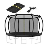 GJMSSMY Red de Seguridad para trampolín - Barrera de Malla de Repuesto Resistente a la Intemperie Accesorios para Trampolines de Exterior para áreas de Juego en el jardín o Patio Trasero Mayor segur