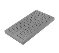 GJMSSMY Rejilla de Drenaje de plástico polimérico de 25x50 cm - Cubierta para Zanja de jardín Exterior, colador de Drenaje de Agua de Lluvia, Canal de Cerca para Sistema de alcantarillado de Patio (