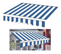 GJMSSMY Tela de Repuesto para toldos retráctiles de Patio - Cubierta de Lona Impermeable para terraza, Ventana y Puerta protección contra el Sol y la Lluvia - Solución de Sombra para