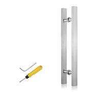 GJMSSMY Tirador de Doble Cara para Puerta corredera Tipo Granero, de Acero Inoxidable Cepillado, para Puertas correderas y batientes. Herrajes duraderos y Elegantes.