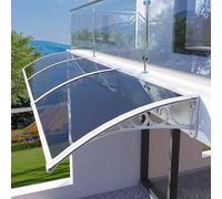GJMSSMY Toldo para Ventana Exterior con protección UV del 99,99%, policarbonato Resistente a Impactos, para Puerta Principal, Techo silencioso, Resistente a la Intemperie, Sombra para jardín (60x200