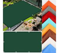 GJMSSMY Toldo Rectangular para Exteriores de 4x4,6 m, Resistente a los Rayos UV, Color Verde Oscuro, para jardín, terraza, pérgola, Resistente a la Intemperie, Ideal para Fiestas al Aire l