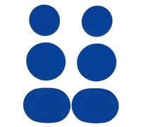 GjnjfdF Arandelas De Reparación De Agujeros De Zapatos 30 Piezas Parche De Reparación Adhesivo Para Zapatos Para Reparar Baloncesto, Ropa, zafiro, Se référer au descriptif