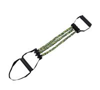 GjnjfdF Bandas elásticas de fitness - Extensor de pecho y tensor de pie, elástico con 3 niveles ajustable para rehabilitación, deporte, hogar y gimnasio