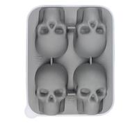 GjnjfdF - Bandeja de hielo para cubitos de hielo, diseño de calavera, accesorio de cocina, bandeja de refrigerador, silicona, para bebidas, café, té, whisky, picnic, aperitivo, reuniones, camping