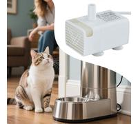 GjnjfdF Bomba de Agua para Fuentes de Gatos - Recambio para Fuente de Agua de Gatos - Accesorios Silenciosos para Dispensador de para Hogar y Viaje