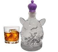 GjnjfdF Botella De Whisky | Jarra De Licor De De Para Whisky | Dispensador De Alcohol Artístico Para Borbón Vodka Tequila Brandy | Estante Fiesta Padre Cumpleaños Boda Vacaciones