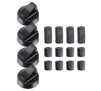 GjnjfdF Botones de estufa, reemplazos de perillas de horno - Sustituciones de botones de estufa 4X | Botón de estufa de termostato, botón de estufa fácil de instalar, ideal para cocinas