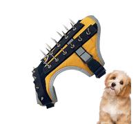 GjnjfdF Chaleco de punta para perro - Arnés reflectante antiagresión para perro | Protección ajustable chaqueta al aire libre anti coyote con picante para caminar caza proteger animal de - para