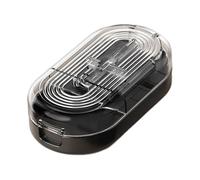 GjnjfdF Copa Comprimido - Mini Cortador de Tabletas | Dispositivo de Distribución de Medicamentos Preciso y Portátil con Soporte y Contenedor, para Viajes, Suplementos Dietéticos Proteína