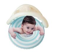 GjnjfdF Flotador Bebé Piscina - Seguridad Niño Principiante Inflable | Flotador Chupete con Protección Solar para Juegos Al Aire Libre Playa Lago Piscina