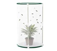 GjnjfdF Hábitat para Mariposas,Jaula Tienda Plegable De Malla Transparente con Estructura Resistente - Tienda De Cultivo Y Casa para Orugas | Jardín Exterior Patio Granja Balcón Césped