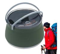 GjnjfdF Hervidor de agua plegable, olla de agua plegable, hervidor de agua de silicona para exteriores, plegable de camping, hervidor de agua ligero para camping, fácil de usar para