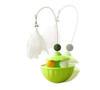 GjnjfdF Juguetes para gatos Juego Interactivo con Bolas de Canipe - Juego de Agilidad,Pequeño Y Mediano Interior Y Exterior Curso Porches Jardines Césped