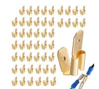 GjnjfdF Kit de conectores de horquilla, conectores eléctricos de horquilla,Conector de cable de terminales eléctricos: conectores de crimpado de desconexión rápida, terminales de palanca, conectores