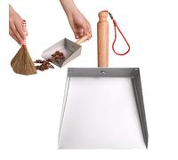 GjnjfdF - Pala de polvo pequeña con mango para interior, exterior, cocina, baño, sala de estar, dormitorio, oficina, chimenea