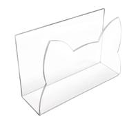 GjnjfdF Portaarchivos acrílico, organizador de archivos de acrílico - Clasificador de postal por correo de mesa,Organizador de cartas de escritorio Cat Shape para libros de carpetas, clasificador de