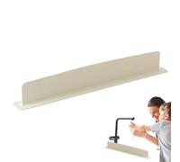 GjnjfdF Protección contra salpicaduras de agua para fregadero | Protector de encimera de silicona a prueba de salpicaduras para cocina | Protección antideslizante para lavabo lavabo lavabo