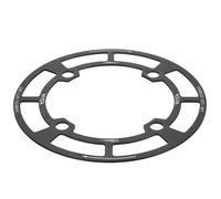 GjnjfdF Protector de cadena de bicicleta,Equipo protector para cadena de bicicleta - Accesorios de protección de aluminio ligero con diseño aireado para adultos