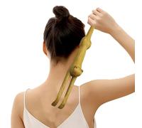 GjnjfdF Rascaespalda en forma de gato, rascador de espalda animal | Masajeador de rascar la espalda para gato de tilo largo de mango - Divertido rascador de espalda en forma de gato para amantes de