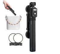 GjnjfdF Trípode Selfie, trípode de teléfono con Mando a Distancia | Soporte de trípode para Smartphone - Trípode de teléfono Recargable retráctil inalámbrico, Mando a Distancia y luz para