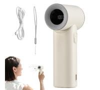 GjnjfdF Ventilador Portátil | Abanico Personal Recargable 3000 mAh | 5 Velocidades Para Enfriamiento En Dormitorio Viajes Exteriores Coche Y Mujer