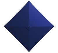 GJPXFR Cubierta De Repuesto Para Sombrilla Cuadrada 2.5x2.5m 3x3.0m Toldo De Repuesto Para Sombrilla Exterior, Tela De Repuesto Parasol Cuadrada Impermeable(Navy Blue,2.7x2.7m/8.8x8.8ft)