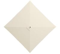 GJPXFR Cubierta De Repuesto Para Sombrilla Cuadrada 2.5x2.5m 3x3.0m Toldo De Repuesto Para Sombrilla Exterior, Tela De Repuesto Parasol Cuadrada Impermeable(Beige,2.7x2.7m/8.8x8.8ft)