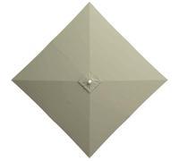 GJPXFR Cubierta De Repuesto Para Sombrilla Cuadrada 2.5x2.5m 3x3.0m Toldo De Repuesto Para Sombrilla Exterior, Tela De Repuesto Parasol Cuadrada Impermeable(Taupe,2.7x2.7m/8.8x8.8ft)