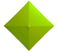 GJPXFR Cubierta De Repuesto Para Sombrilla Cuadrada 2.5x2.5m 3x3.0m Toldo De Repuesto Para Sombrilla Exterior, Tela De Repuesto Parasol Cuadrada Impermeable(Grass Green,2.7x2.7m/8.8x8.8ft)