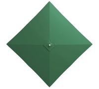 GJPXFR Cubierta De Repuesto Para Sombrilla Cuadrada 2.5x2.5m 3x3.0m Toldo De Repuesto Para Sombrilla Exterior, Tela De Repuesto Parasol Cuadrada Impermeable(Green,2.7x2.7m/8.8x8.8ft)