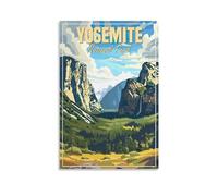GJrjdb Vitger Travel Yosemite National Park Posters - Lienzo decorativo para pared, casa, dormitorio, oficina, pósteres, impresiones artísticas para pared, decoración rústica del hogar para sala de