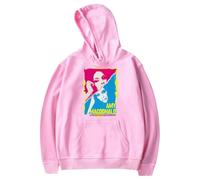 GJRJS Amy Macdonald Hoodie-Sudadera con Capucha Unisex a la Moda,Estampado De ModaCómoda Sudadera Suelta De Manga Larga Top Informal para Hombres Y Mujeres,Rosado,XL