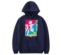 GJRJS Amy Macdonald Hoodie-Sudadera con Capucha Unisex a la Moda,Estampado De ModaCómoda Sudadera Suelta De Manga Larga Top Informal para Hombres Y Mujeres,Azul,4XL
