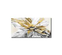 GJRYHXT Cuadros murales abstractas de lienzo de flores. Carteles de Arte Moderno NO.3. Imprimir en lienzo. Cuadro de decoración grande para sala de estar 60x120cm solo lienzo