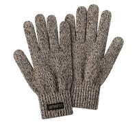 GJV Guantes de lana de punto de invierno para hombre, para conducir y montar al aire libre, además de guantes de lana cálida gruesa de forro, Caqui, X-Large