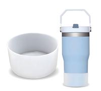 GJV Protector de silicona mejorado para vaso Stanley Quencher Adventure de 1,134.0 g, 850.5 g, 567.0 g, 850.5 g, 850.5 g, funda inferior para botella de agua, accesorios para taza Stanley
