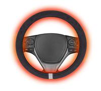 GJXJY Funda Volante Calefactable Coche 12 V Enchufe Universal para Encendedor, Cubierta Volante Calefacción 90 Segundos 100-120 ° F, Calentador de Manos Rápido para Volante de 14.5 a 15 Pulgadas