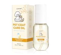 GJYC PET Aceite de Cuidado para el Pelaje - Acondicionador Sin Aclarado para Perros y Gatos - Aceite Calmante Oatmeal & Milk, Hidratación Profunda, Pelaje Suave y Frescura Duradera, 55 ml
