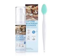 GJYC PET Crema para el acné y el acné de gatos, juego de cuidado para la barbilla y el acné de gato, elimina suavemente los puntos negros, cuida la suavidad y frescura de la piel del gato, 60 ml