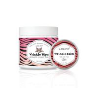 GJYC PET Toallitas Antiarrugas + Bálsamo Antiarrugas para Perros | Bulldog, Bulldog Francés, Pug, Bulldog Inglés | Limpia y Alivia Las Arrugas, los Pliegues, Las Manchas de desgarro, los Bolsillos de