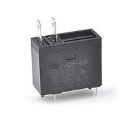 GJZIFGFWQ 5 uds relés HF/JQX-62F-012 024-1H con Enchufe 024-1HT sin 4 Pines 16A/250VAC DC12V DC24V(HF JQX-62F-024-1HT)