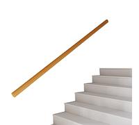 GJZQDKX Barandilla de Pino Natural il Kit para Montaje en Pared, Barra de Apoyo de Madera para escaleras, Ideal para Personas Mayores y niños, para Casas, Villas y lofts, 510 cm (17 pies)