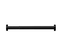 GJZQDKX Barra telescópica Extensible de Acero Inoxidable Dorado y Negro para Cortinas de Visillo y Ducha, Ajustable de 153 a 260 cm.