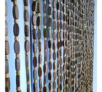 GJZQDKX Cortina de Cuentas de Madera Natural para Puerta, Cuentas de bambú y Madera para Marcos de Puertas, persiana Colgante de Cuentas, para separadores de Puertas de Armario, decoración de Parede