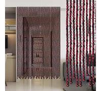 GJZQDKX Cortinas Colgantes de Madera con Cuentas, Cortinas de bambú con Cuentas, separadores de ambientes de Estilo Retro, Paneles Decorativos para privacidad, Ideales para armarios, Puertas, Sala d