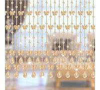 GJZQDKX Cortinas de Cuentas para Puertas, Guirnalda de Cuentas de Gemas acrílicas de Cristal, Cortina de Cristal Transparente con Joyas, decoración para Eventos, Cortina de Cuentas para Puertas (Col